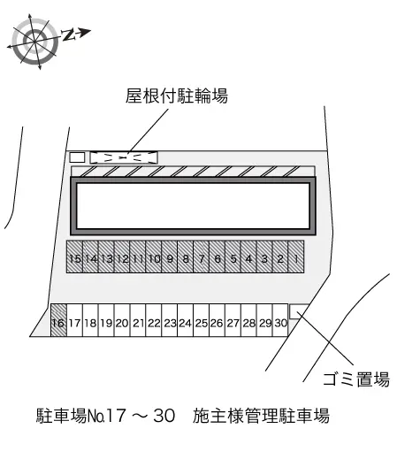 ★手数料０円★糟屋郡新宮町上府　月極駐車場（LP）